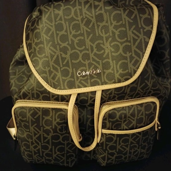 Calvin Klein Handbags - SALE Calvin Klein Hudson Monogram backpack